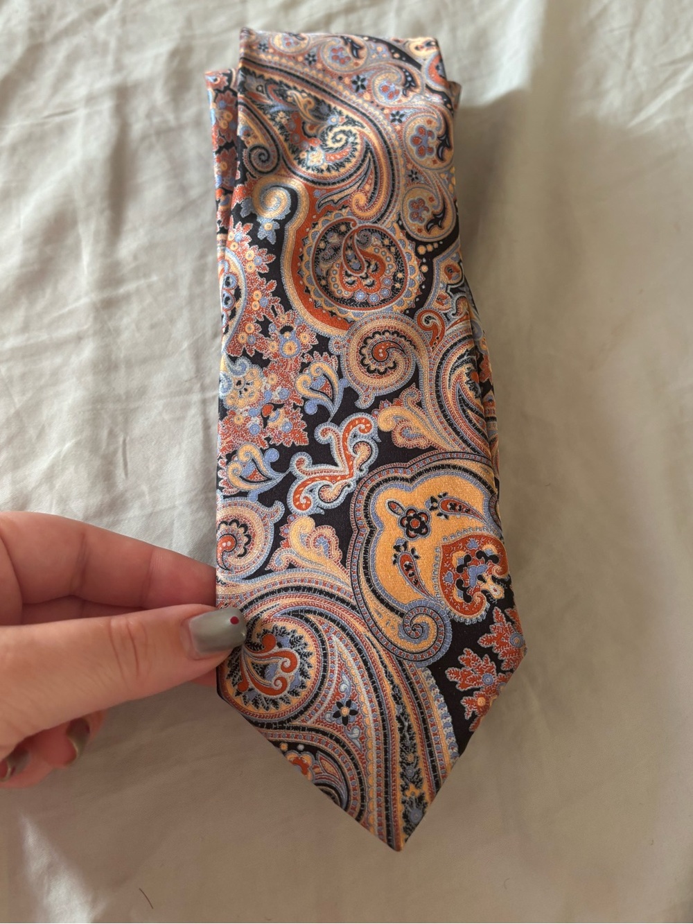 Robert Graham Pink Paisley Silk Tie